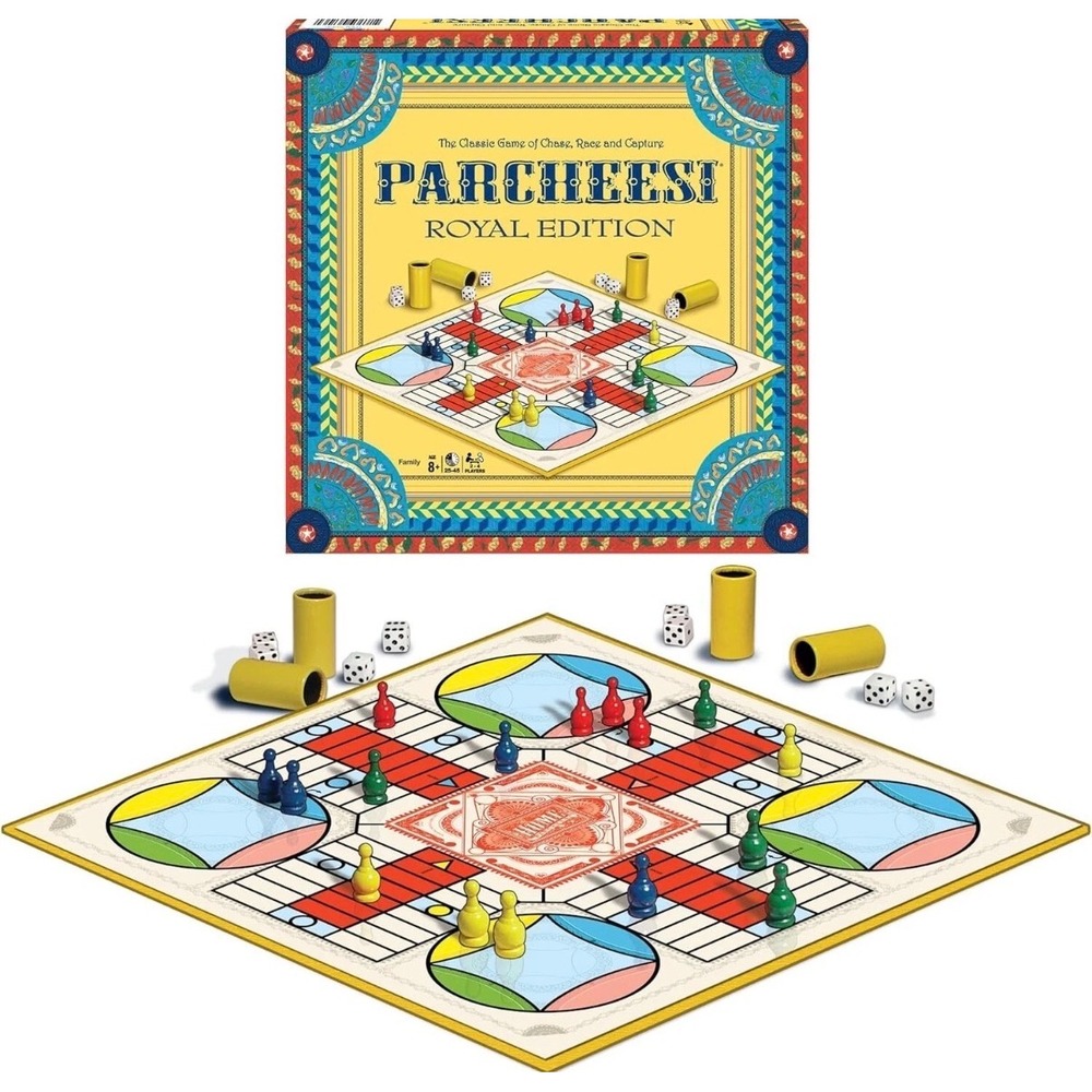 Parcheesi Royal Edition Classic Board Game 10106 New Sealed Winning Moves